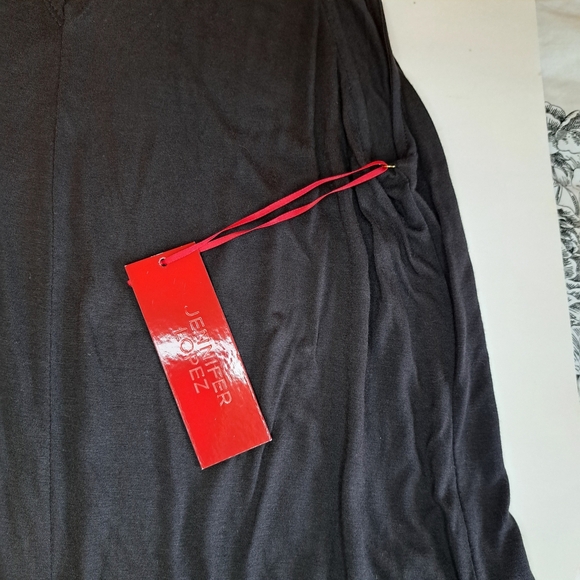 Jennifer Lopez Black Tank Top with Embellished Neckline Women"s L #119 - Picture 5 of 7